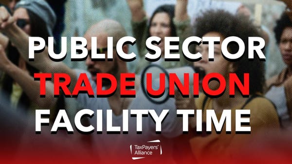 Number of public sector organisations reporting trade union facility time drops by half