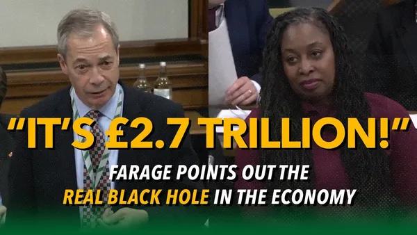 "It's £2.7 TRILLION!" - Nigel Farage schools Labour MP on the REAL black hole in the British economy